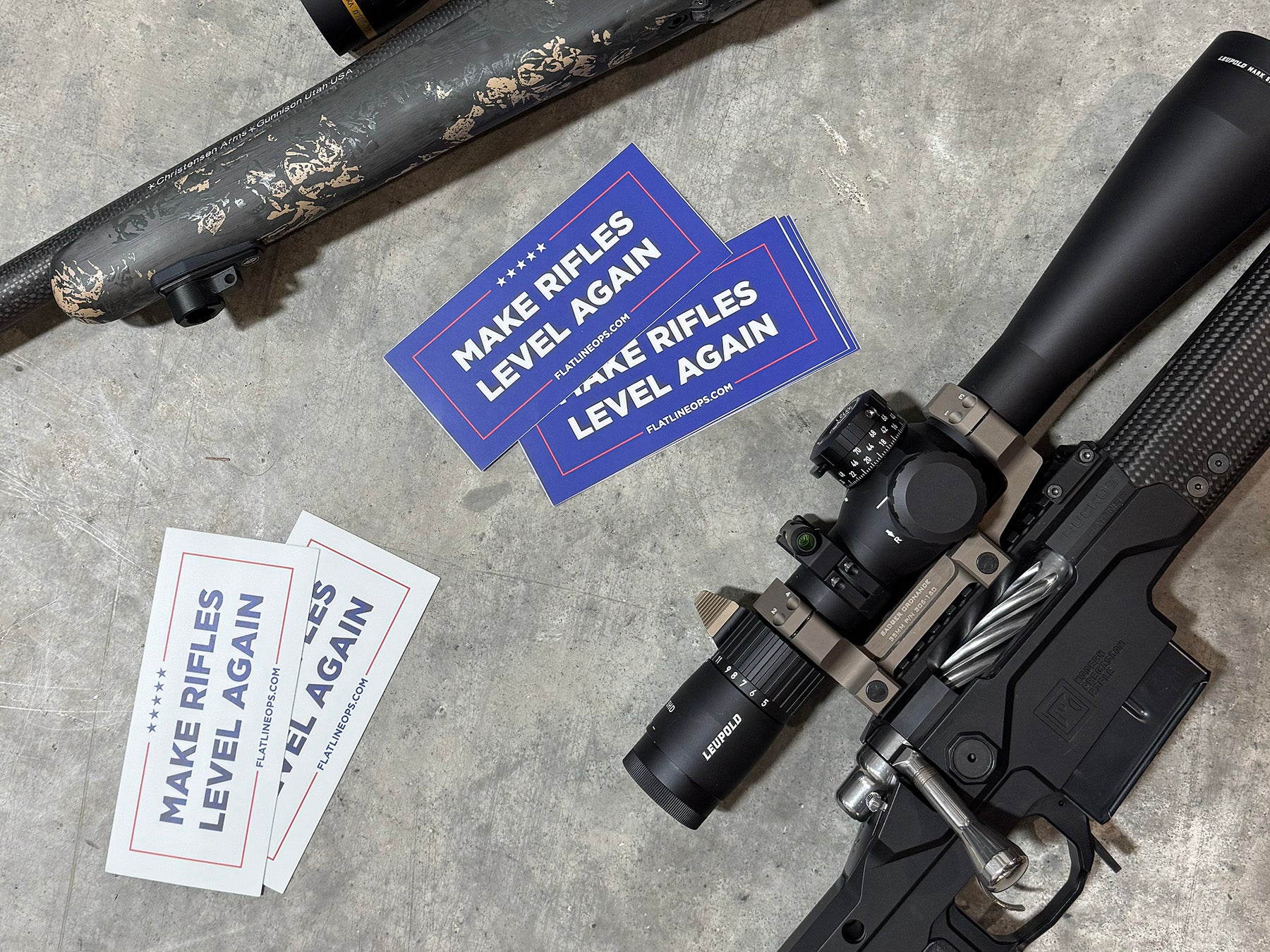 MAKE RIFLES LEVEL AGAIN STICKER