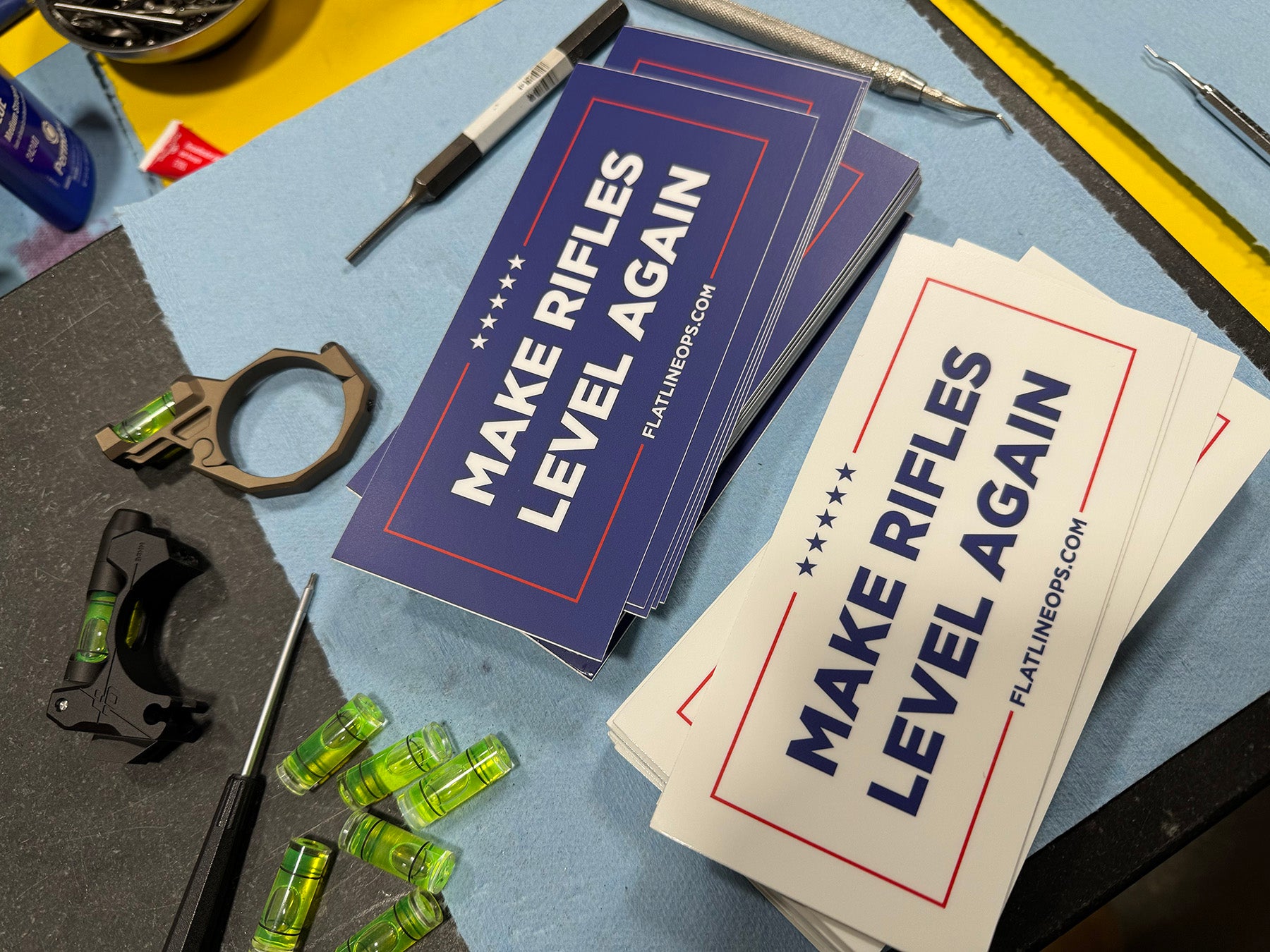 MAKE RIFLES LEVEL AGAIN STICKER